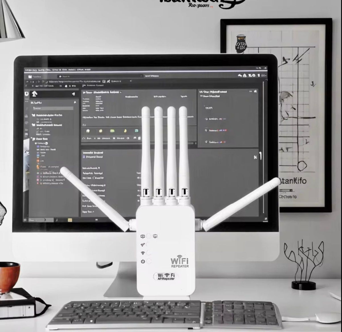 Amplificateur WIFI 6 ANTENNES