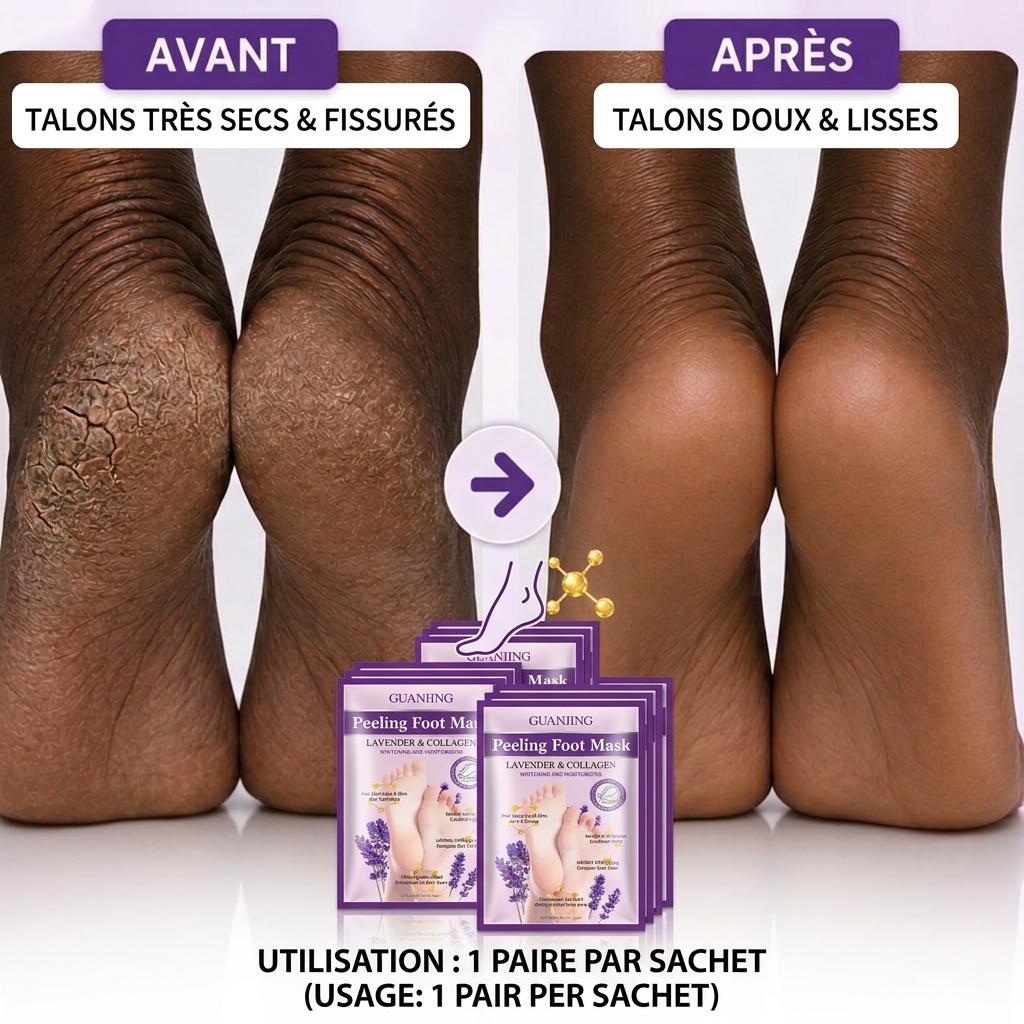 Masque exfoliant pour les pieds
